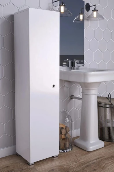 dekor fim DF16105B Çok Amaçlı Banyo Dolabı Banyo Boy Dolap ürün görseli 1