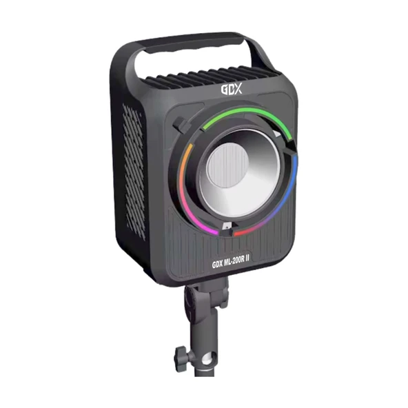 GDX ML-200R II RGB Sürekli Işık – 200W Profesyonel Video & Fotoğraf Işığı (Bowens Mount) ürün görseli 1