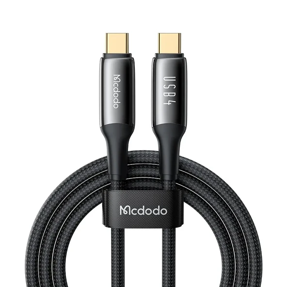 MCDODO CA-2990 240 W USB 4.0 TYPE C To TYPE C Şarj Kablosu -siyah ürün görseli 1