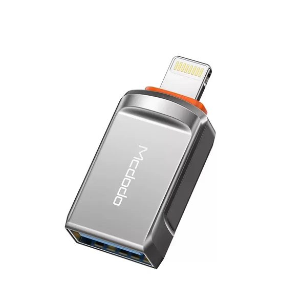 MCDODO OT-8600 Usb-ATo Lightning Dönüştürücü Soket - Gri ürün görseli 1