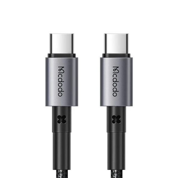 MCDODO CA-3130 65W Type-C To Type-C Şarj Kablosu 1m Siyah ürün görseli 1