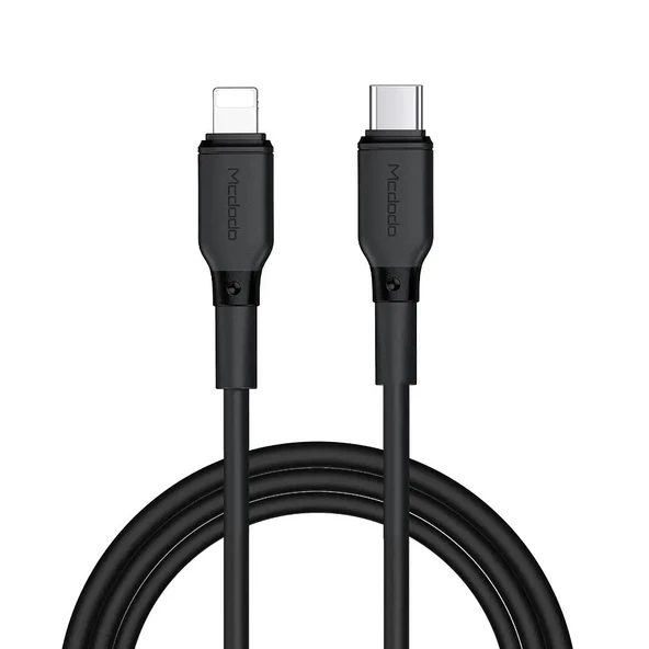 MCDODO CA-7292 36W PD Type-C To Lightning Data Şarj Kablosu 1.2m Siyah ürün görseli 1