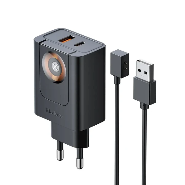 MCDODO CH-3700 30w 2in1  Kablosuz Apple Watch Ve Seyahat Şarj Adaptörü ürün görseli 1