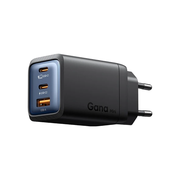 MCDODO CH-0970 GaN Serisi 67w 2c1a Mini GaN Şarj Cihazı eu Plug – Siyah ürün görseli 1