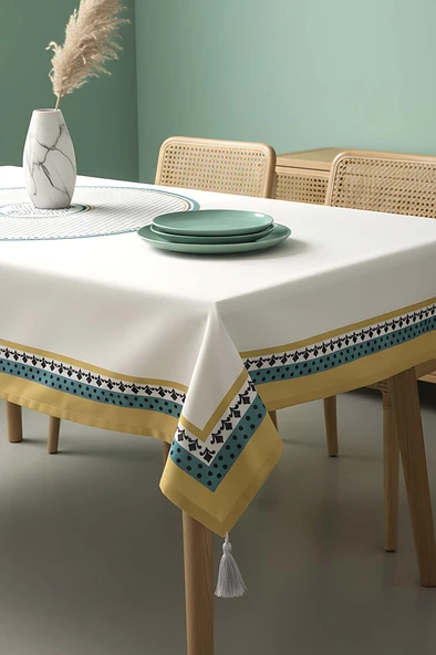 Safran Luxe Mutfak & Yemek Masası Örtüsü 150x250 cm ürün görseli 1