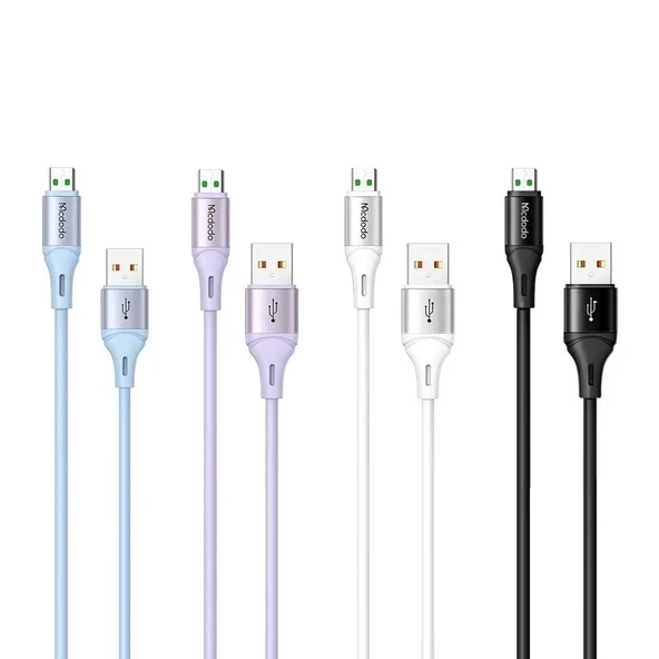 MCDODO CA-1851 Micro USB 4A Data Şarj Kablosu 1.2m Beyaz ürün görseli 1
