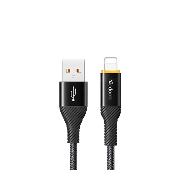 MCDODO CA-2370 Lightning Power Off Hızlı Data/şarj Kablosu 1.2m - Siyah ürün görseli 1