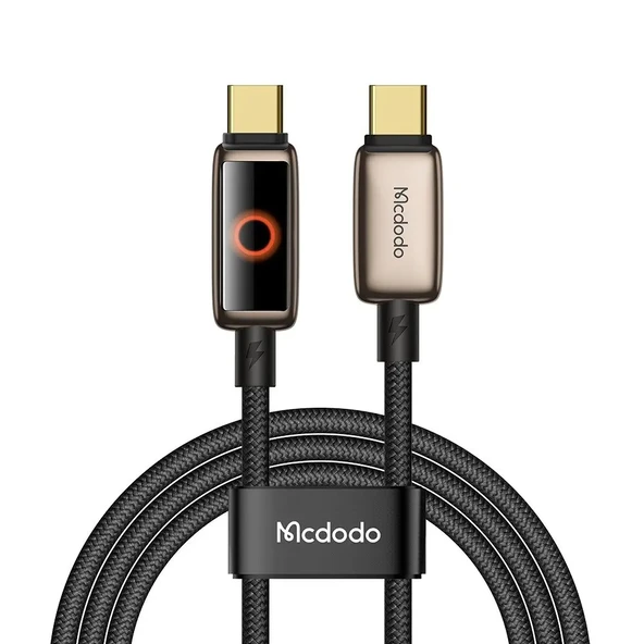 MCDODO CA-6681 100 W Type-c to Type-c Nefes Alan Işık Göstergeli Premium  1.2m Kablo ürün görseli 1