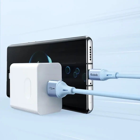 MCDODO CA-1851 Micro USB 4A Data Şarj Kablosu 1.2m Beyaz - Resim 3
