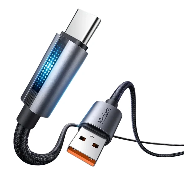 MCDODO CA-5180 100w Usb-A to Type-c Led Işıklı 1.2m Kablo ürün görseli 1