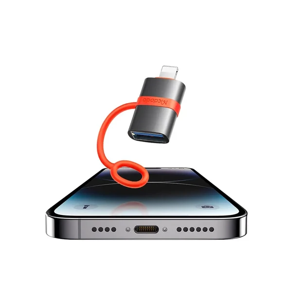 MCDODO OT-2600 2.0 Usb-ATo Lightning-otg - Gri ürün görseli 1