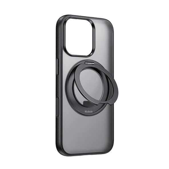 MCDODO PC-1870 iPhone 17 Yakalama Düğmeli Manyetik 360° Halka Standlı Kapak ürün görseli 1