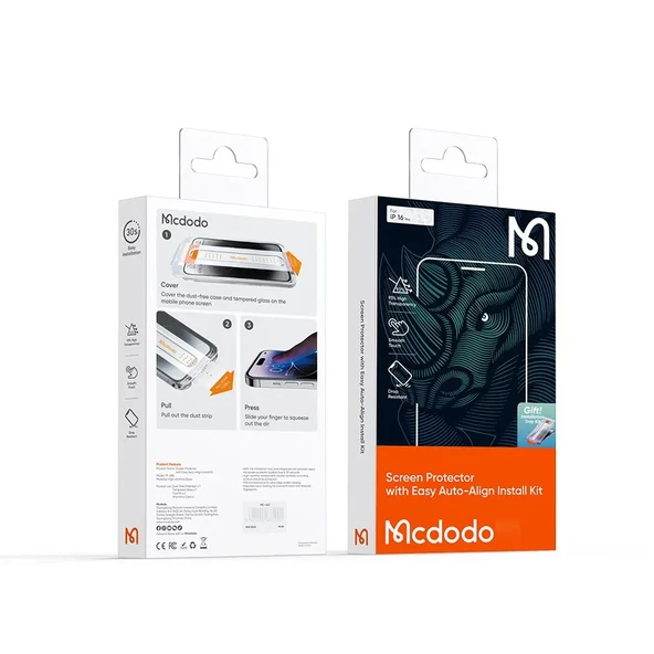 MCDODO PF-6861 iPhone 16 Plus Ekran Koruyucu - Resim 5