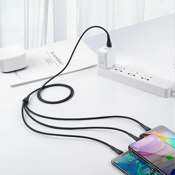 MCDODO CA-6960 3in1 Lightning-Micro-Type-c Şarj Kablosu 3a 1.2m - Resim 2