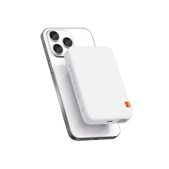 MCDODO MC-5100 15w 10000mAh Standlı Manyetik Kablosuz Powerbank- Beyaz ürün görseli 1