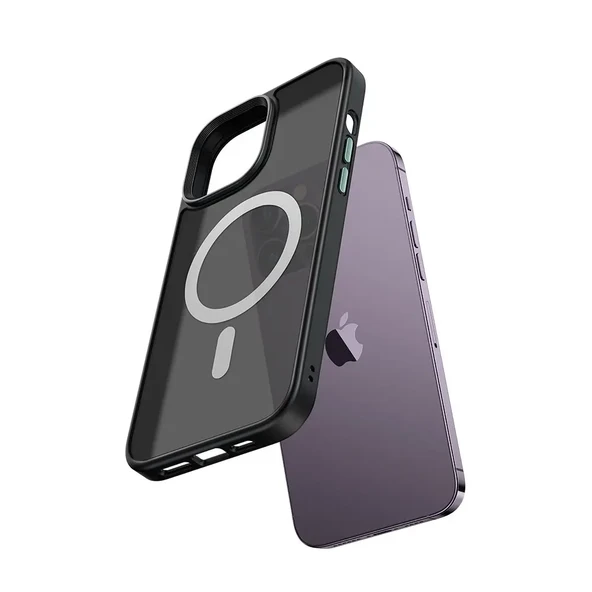 MCDODO PC-3101 iPhone 14 Plus Uyumlu MagSafe'li Mat Siyah Kapak ürün görseli 1