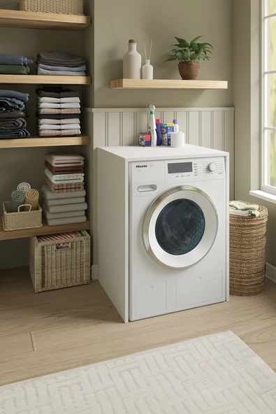 dekor fim DF03104 Banyo Dolabı Çamaşır Kurutma Makinesi Dolabı Alt Dolap ürün görseli 1