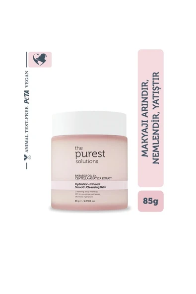 The Purest Solutions Hassas ve Kuru Ciltler İçin Nem ve Antioksidan İçerikli Temizleyici Balm 85 gr ürün görseli 1
