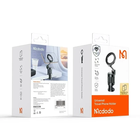 MCDODO TB-6250 Telefon Tutucu Siyah - Resim 3