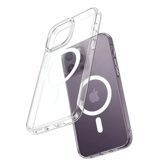 MCDODO PC-5331 iPhone 15 Plus Uyumlu MagSafe'li Şeffaf Kapak ürün görseli 1