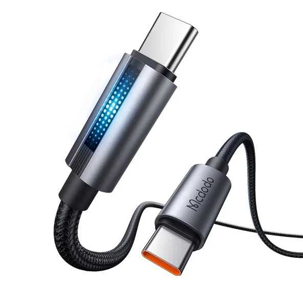 MCDODO CA-5740 PD 100 W Type-c To Type-c Hızlı Şarj Kablosu 1.2m - Siyah ürün görseli 1