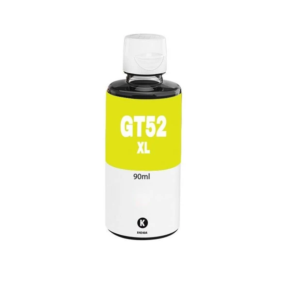 OKUR HP Mürekkep GT52XLY, M0H56AE, Yellow 70ml ürün görseli 1