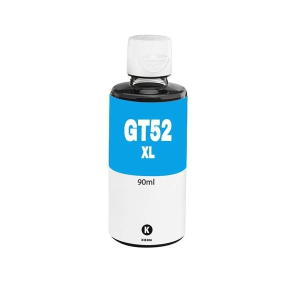 OKUR HP Mürekkep GT52XLC, M0H54AE, Cyan 70ml ürün görseli 1