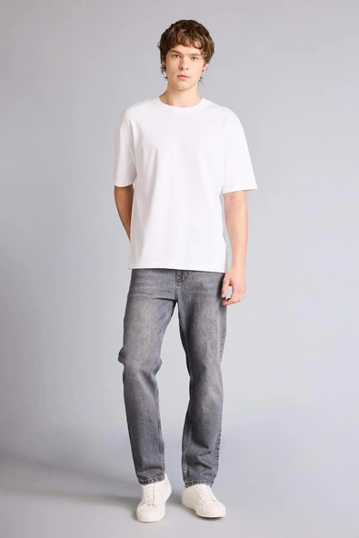 Defacto G8840AXNM55 Gri Tapered Fıt Pantolon ürün görseli 1