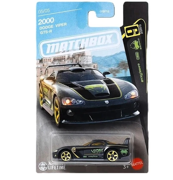 Matchbox  Temalı Arabalar - 2000 DODGE VIPER GTS-R JJR54-GGF12 ürün görseli 1