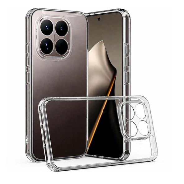 Xiaomi 15T İle Uyumlu Kılıf Şeffaf Kamera Korumalı 3D ürün görseli 1