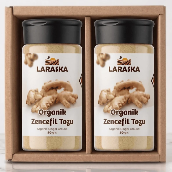 Organik Zencefil Tozu 50g x 2 Organic Ginger Ground ürün görseli 1