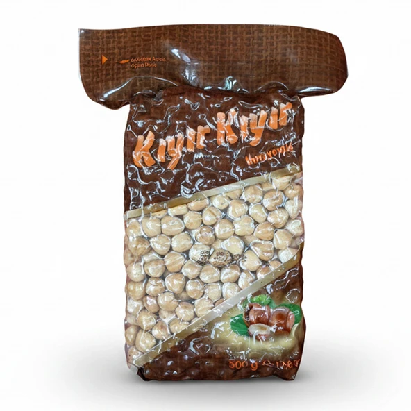 Kıyır Kıyır Çifte Kavrulmuş İç Fındık 500 gr Vakum Paket ürün görseli 1