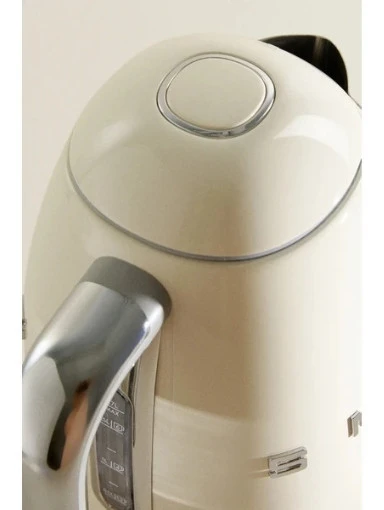 Smeg 50’s Style Krem Retro Krem Kettle - Resim 5