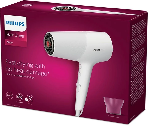 Philips  ThermoShield 2100W Saç Kurutma M - Resim 10