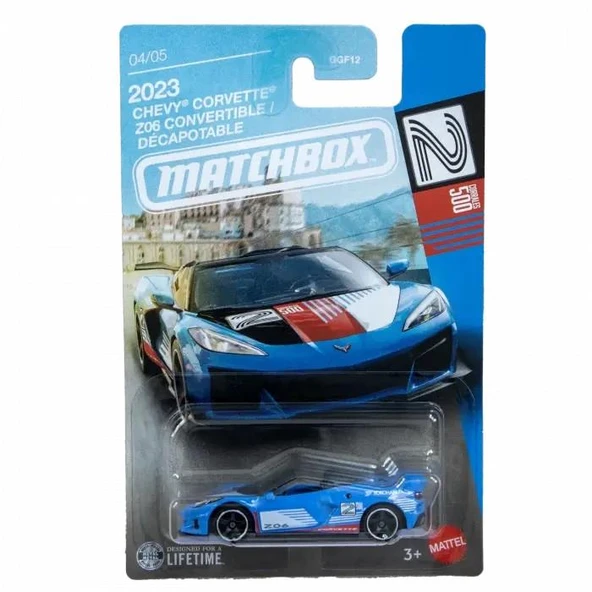 Matchbox  Temalı Arabalar - 2023 CHEVY CORVETTE Z06 CONVERTIBLE JJR53-GGF12 ürün görseli 1