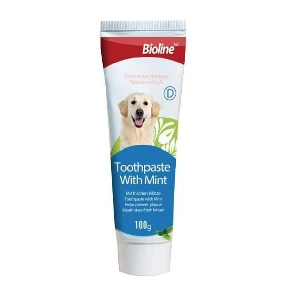 Bioline Nane Aromalı Köpek Diş Macunu 100 Gr. ürün görseli 1