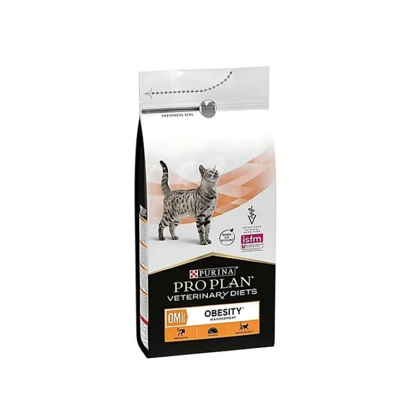 Pro Plan Veterinary Diets OM Obesity Kedi Maması 1.5 Kg ürün görseli 1
