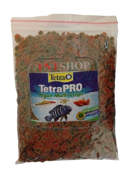 Tetra Pro Algae Multi Crips 40 gr - Bitkisel Spirulina İçerikli Balık Yemi ürün görseli 1