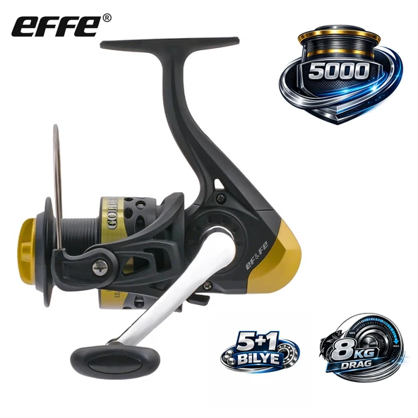 Effe Goldenloop 5000 Olta Makinesi 5+1 Bilye 8Kg Drag 360gr ürün görseli 1