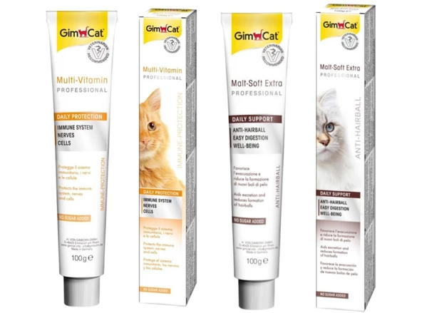 Gimcat Malt Soft Extra 100 Gr. + Gimcat Multivitamin 100 Gr. ürün görseli 1