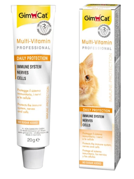 Gimcat Multivitamin Kedi Vitamini 20 Gr.x2 Adet ürün görseli 1