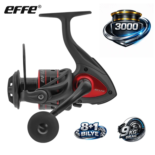 Effe Cyber Pro 3000 Olta Makinesi 8+1 Bilye 9Kg Drag 270gr ürün görseli 1