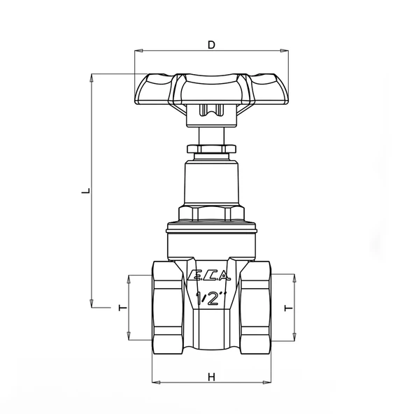 E.C.A. Şiber Vana 3/4" 601003002 - Resim 2