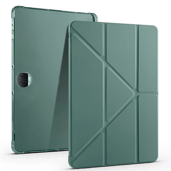 Honor Pad 9 Kılıf Zore Tri Folding Kalem Bölmeli Standlı Kılıf ürün görseli 1