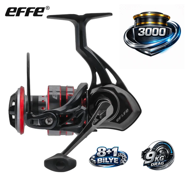 Effe Gillzer 3000 Olta Makinesi 8+1 Bilye 9Kg Drag 283gr ürün görseli 1