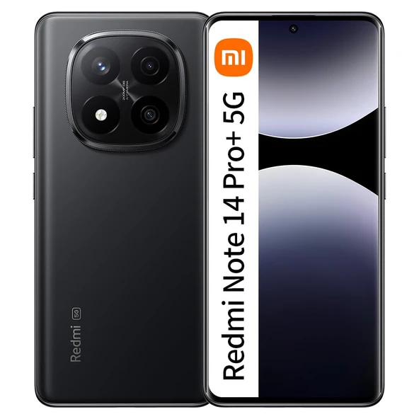 Xiaomi Redmi Note 14 Pro Plus 512 GB Siyah (KVK Türkiye Garantili) ürün görseli 1
