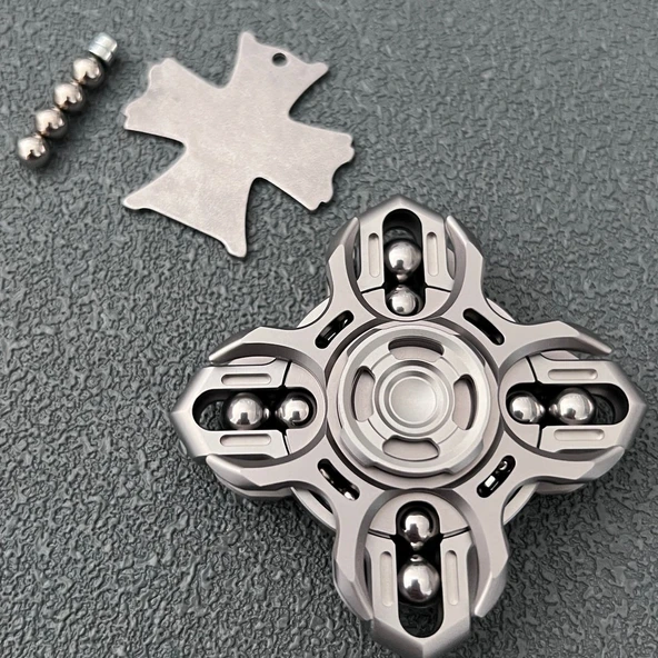 TİTANYUM EDC & Yeni Nesil Stres Çarkı – EclipseSpindle Titanyum Fidget Spinner ürün görseli 1