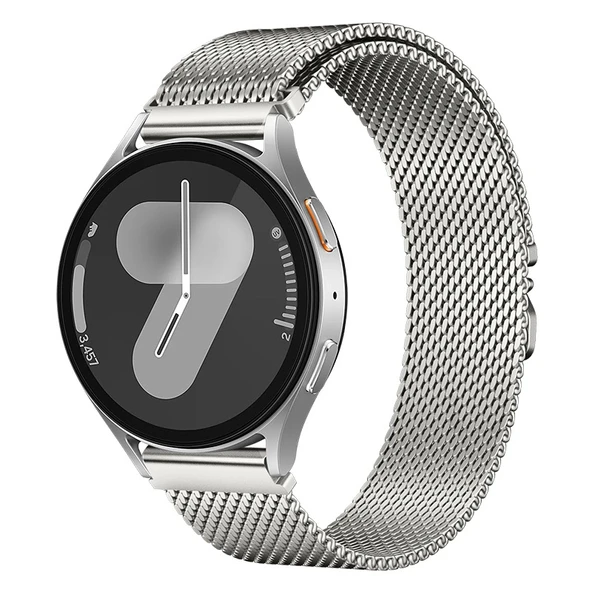 Gear S3 22mm Zore KRD-25 Metal Hasır Kordon ürün görseli 1