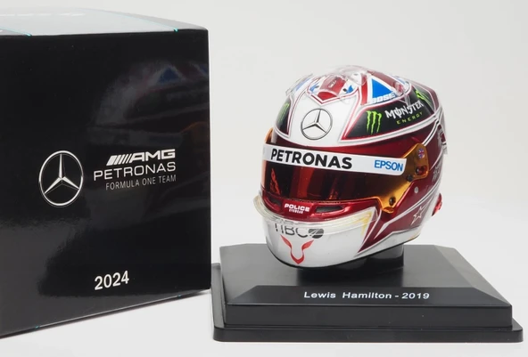 Looksmart Lewis Hamilton Silverstone 2019 WC Diecast Kask 1/5 ürün görseli 1