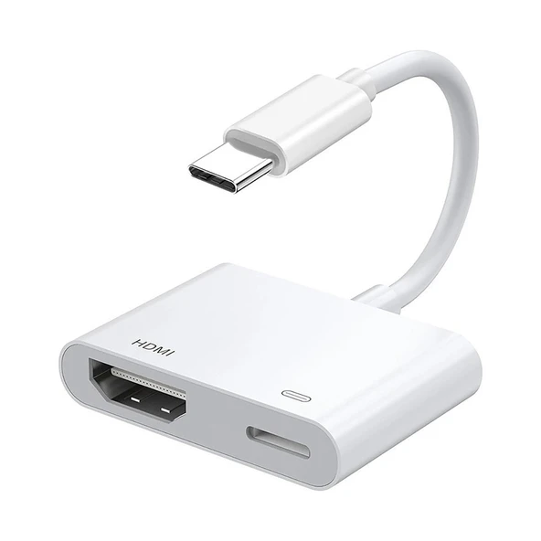 Zore Type-C to Type-C PD100W + HDMI 4K@30Hz 2in1 Adaptör ürün görseli 1